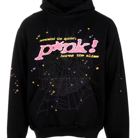 BRAND NEW SP5DER V1-PINK HOODIE MENS SMALL - Picture 4 of 4